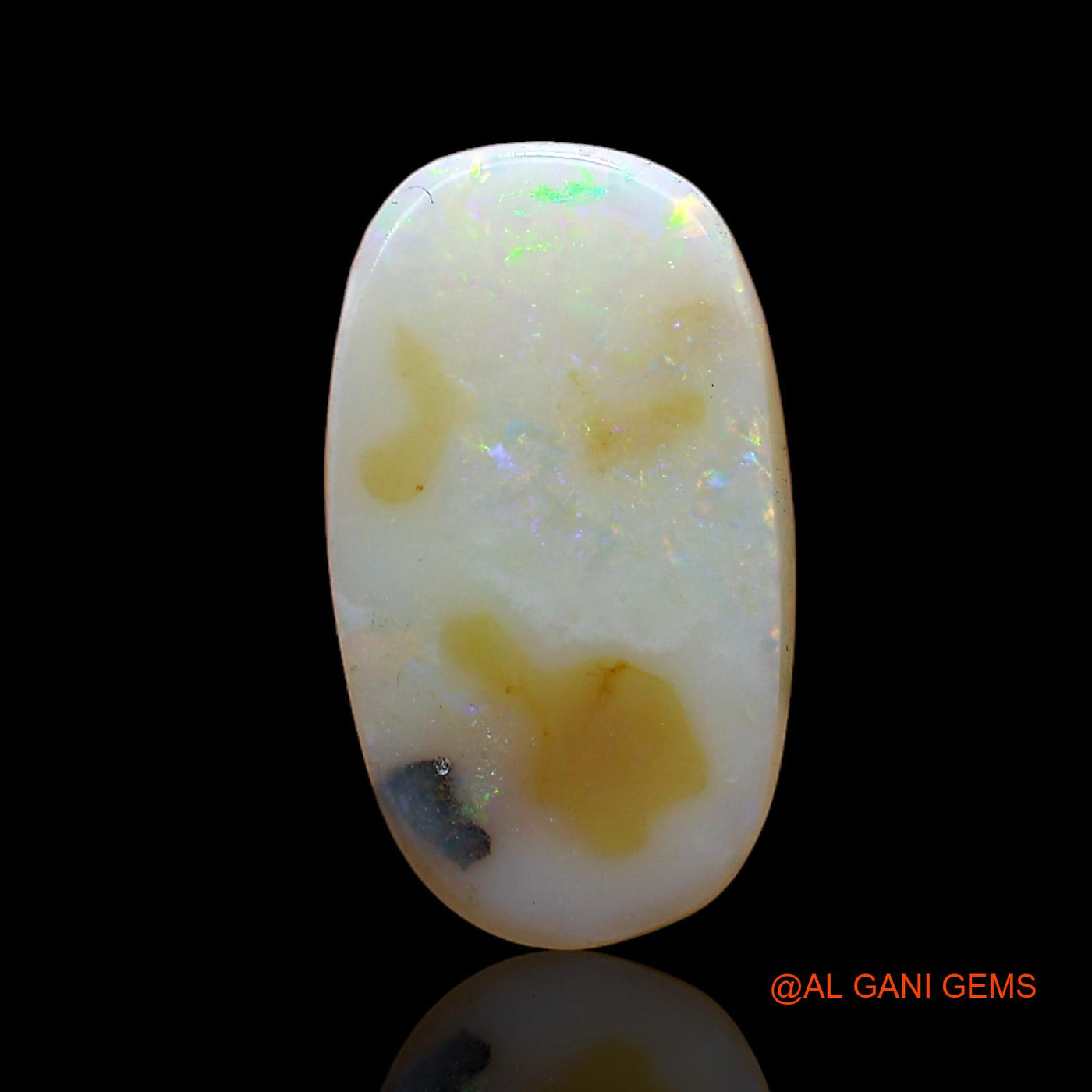 3.00 Cts Natural Australian Fire Opal Oval Cabochon Loose Gemstone For Jewelry 16x9x3 mm AC-957