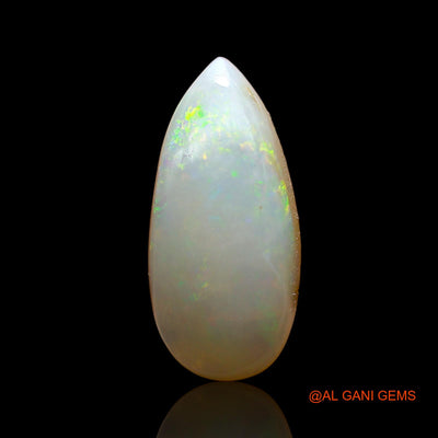 Natural Untreated Fire Opal Loose Gemstone Pear Cabochon From Australia 4.00 Cts 17x8x4 mm AC-958