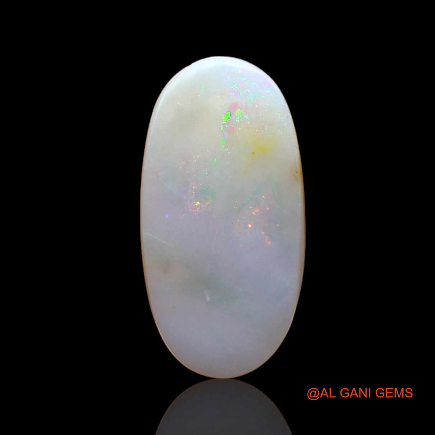 4.00 Cts Natural Australian Fire Opal Loose Gemstone Oval Cabochon 15x8x4 mm AC-959