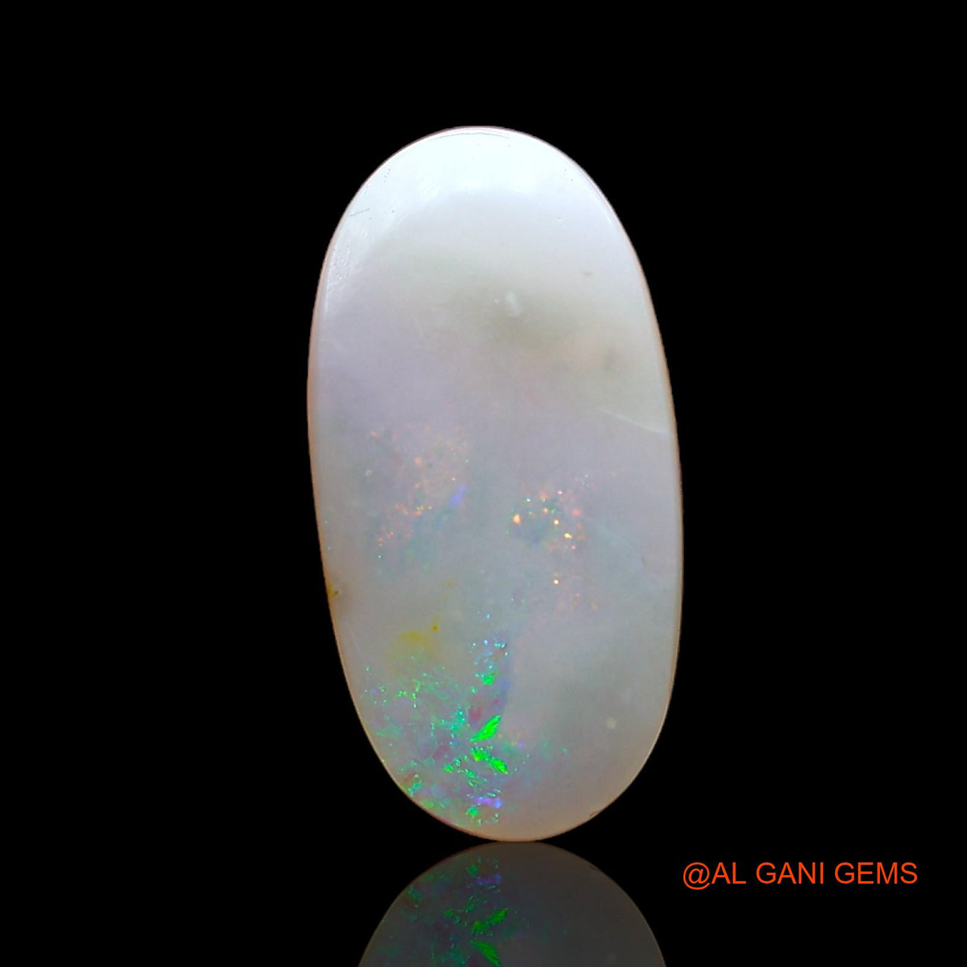 4.00 Cts Natural Australian Fire Opal Loose Gemstone Oval Cabochon 15x8x4 mm AC-959