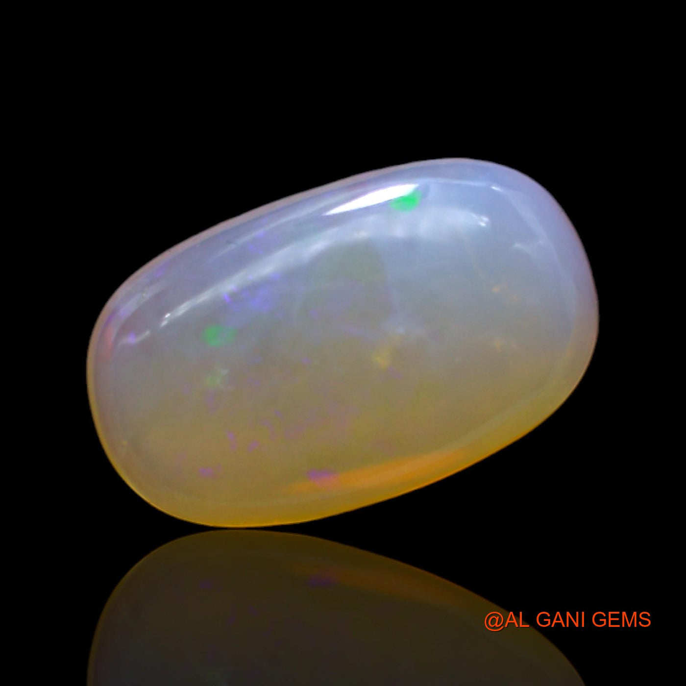 8.00 Cts Natural Australian Fire Opal Oval Cabochon Loose Gemstone For Jewelry 18x11x5 mm AC-95
