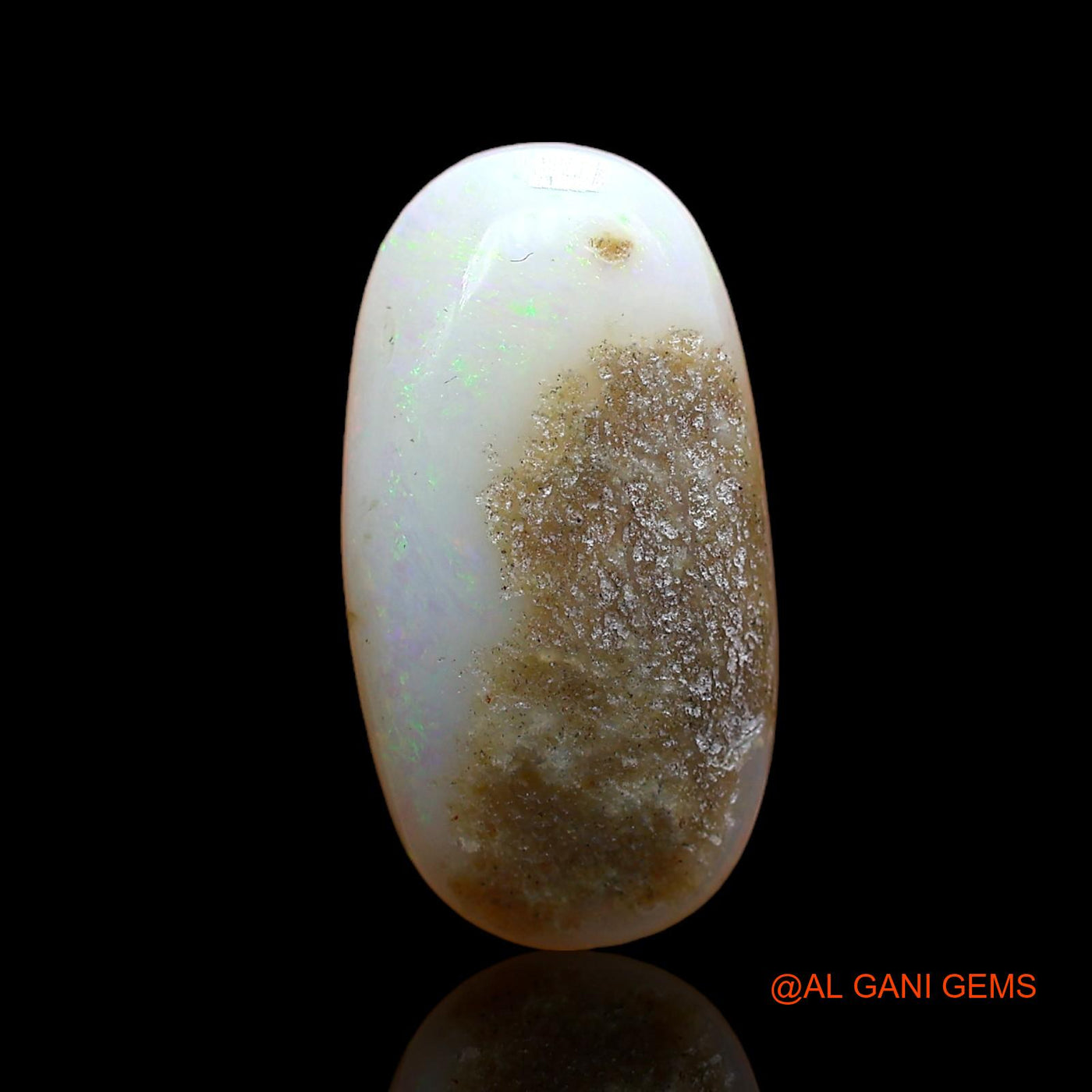 2.80 Cts Unheated Australian Fire Opal Loose Gemstone Oval Cabochon Natural 16x8x3 mm AC-963