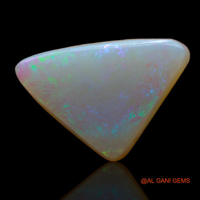 4.00 Cts Natural Australian Fire Opal Loose Gemstone Trillion Cabochon 15x10x4 mm AC-964