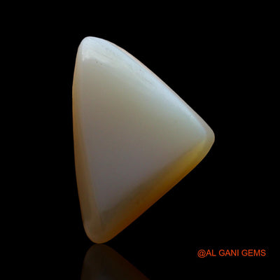 4.00 Cts Natural Australian Fire Opal Loose Gemstone Trillion Cabochon 15x10x4 mm AC-964