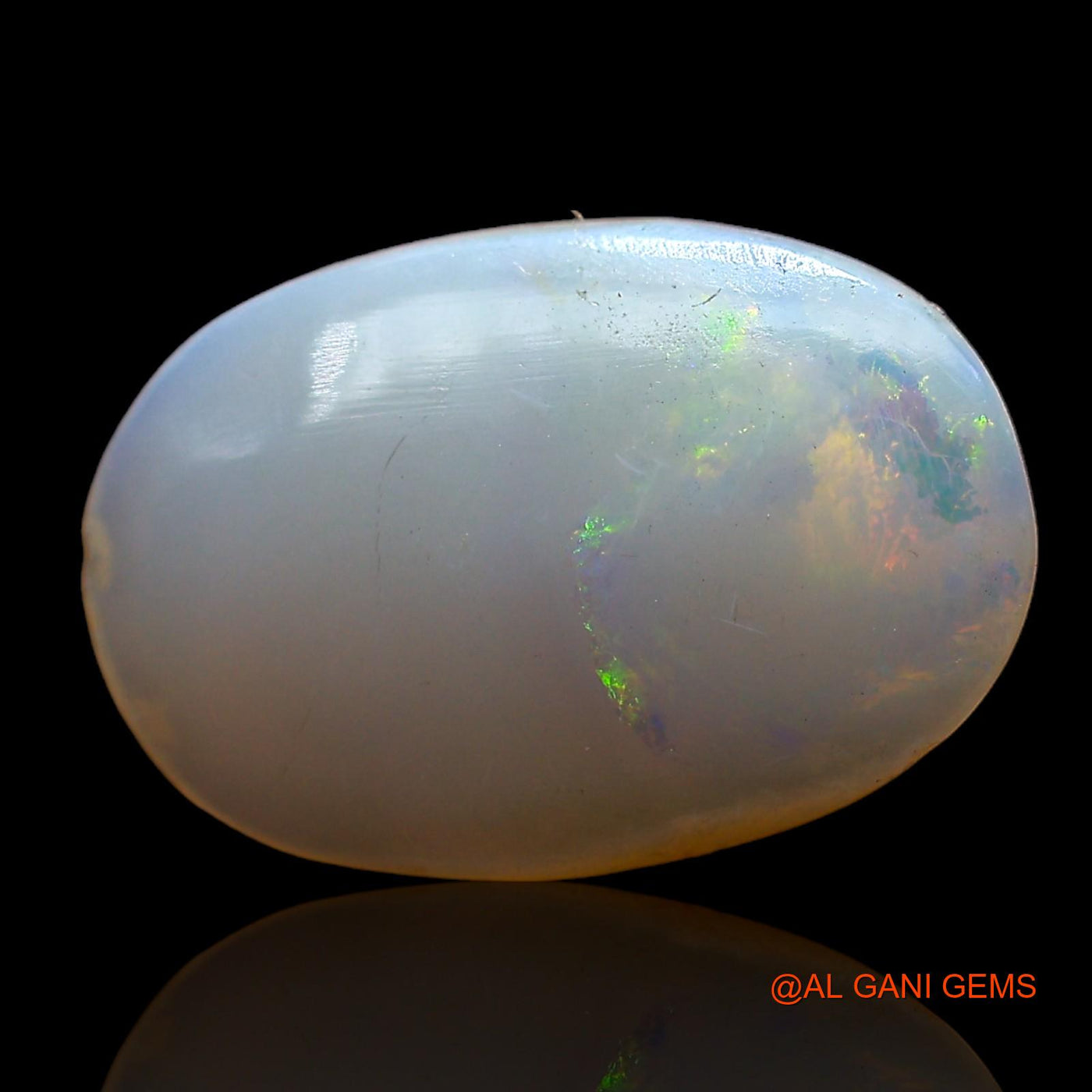 2.60 Cts Natural Australian Fire Opal Oval Cabochon Loose Gemstone For Jewelry 14x10x3 mm AC-965