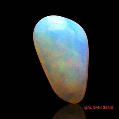 3.00 Cts Natural Australian Fire Opal Loose Gemstone Fancy Cabochon 15x8x5 mm AC-966