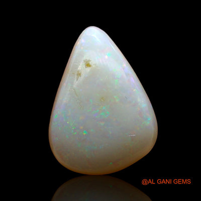 4.00 Cts Unheated Australian Fire Opal Loose Gemstone Pear Cabochon Natural 14x10x5 mm AC-967