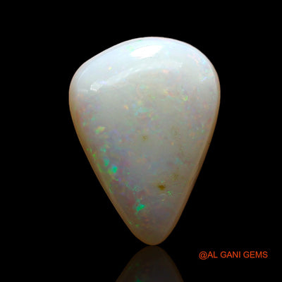 4.00 Cts Unheated Australian Fire Opal Loose Gemstone Pear Cabochon Natural 14x10x5 mm AC-967