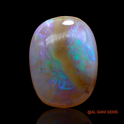 3.00 Cts Natural Australian Fire Opal Loose Gemstone Oval Cabochon 13x10x4 mm AC-968