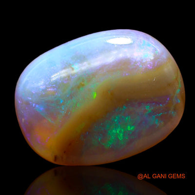 3.00 Cts Natural Australian Fire Opal Loose Gemstone Oval Cabochon 13x10x4 mm AC-968