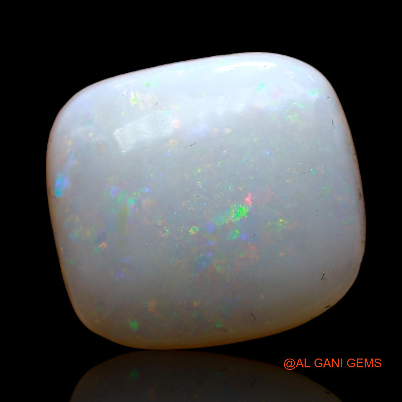 3.00 Cts Unheated Australian Fire Opal Loose Gemstone Oval Cabochon Natural 12x11x3 mm AC-969