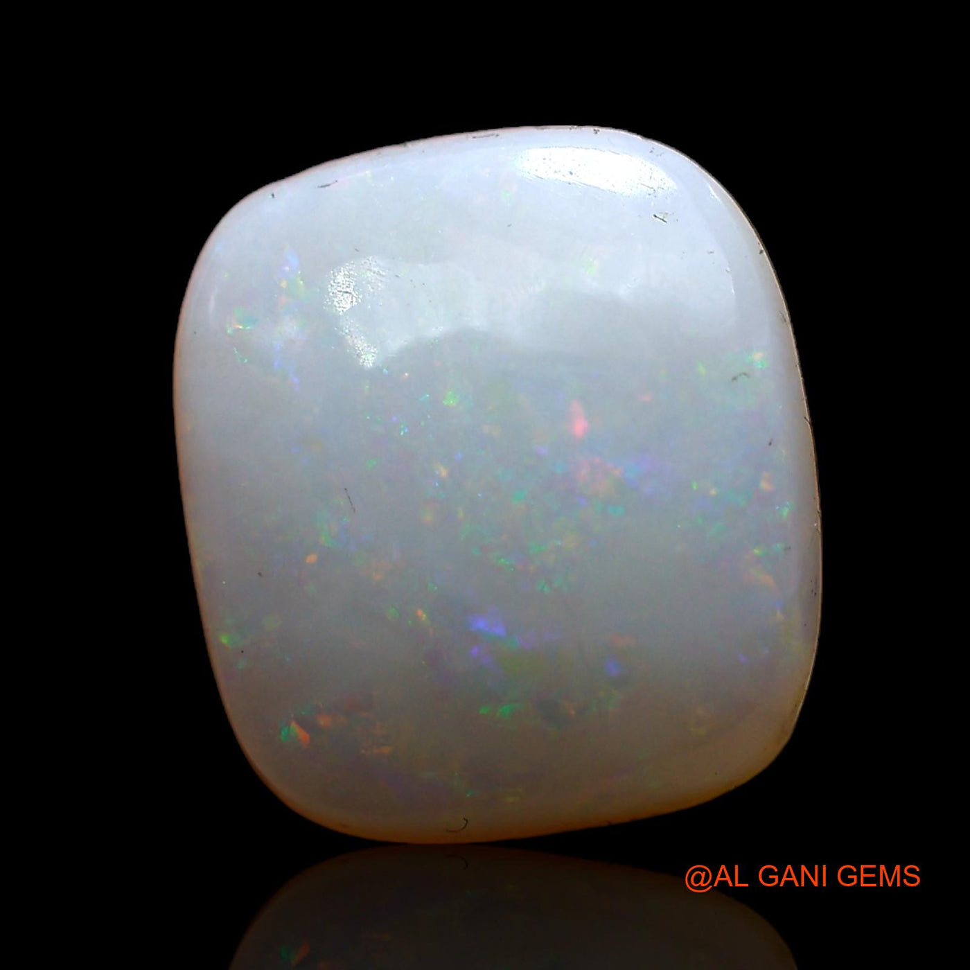 3.00 Cts Unheated Australian Fire Opal Loose Gemstone Oval Cabochon Natural 12x11x3 mm AC-969