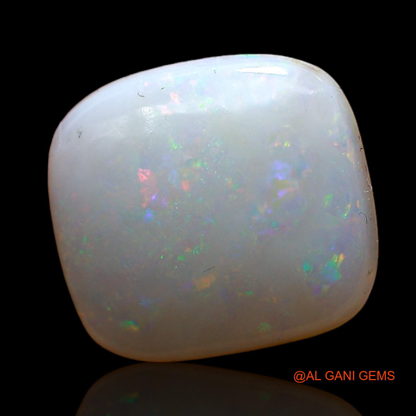 3.00 Cts Unheated Australian Fire Opal Loose Gemstone Oval Cabochon Natural 12x11x3 mm AC-969