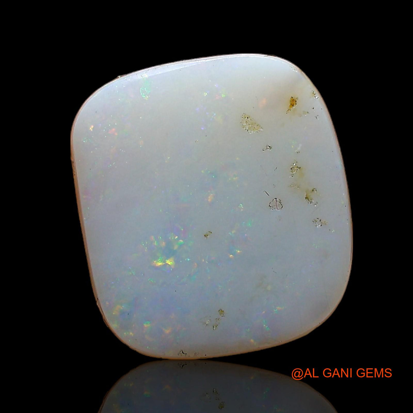 3.00 Cts Unheated Australian Fire Opal Loose Gemstone Oval Cabochon Natural 12x11x3 mm AC-969