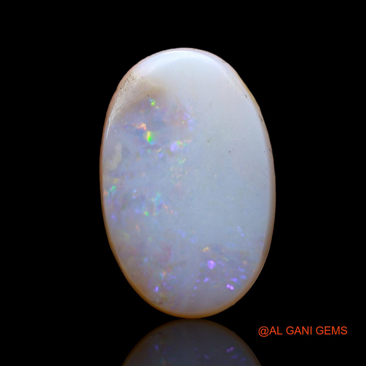 Natural Untreated Fire Opal Loose Gemstone Oval Cabochon From Australia 3.00 Cts 15x9x3 mm AC-971
