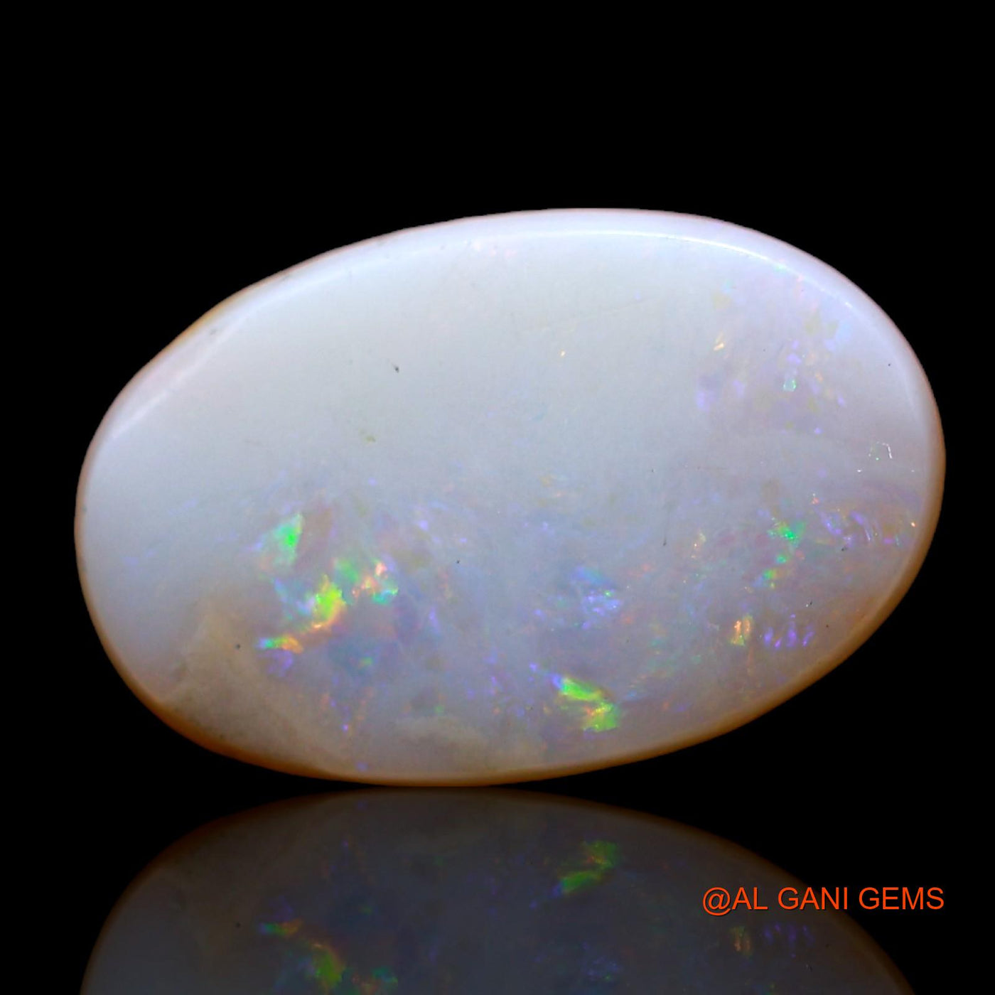 Natural Untreated Fire Opal Loose Gemstone Oval Cabochon From Australia 3.00 Cts 15x9x3 mm AC-971
