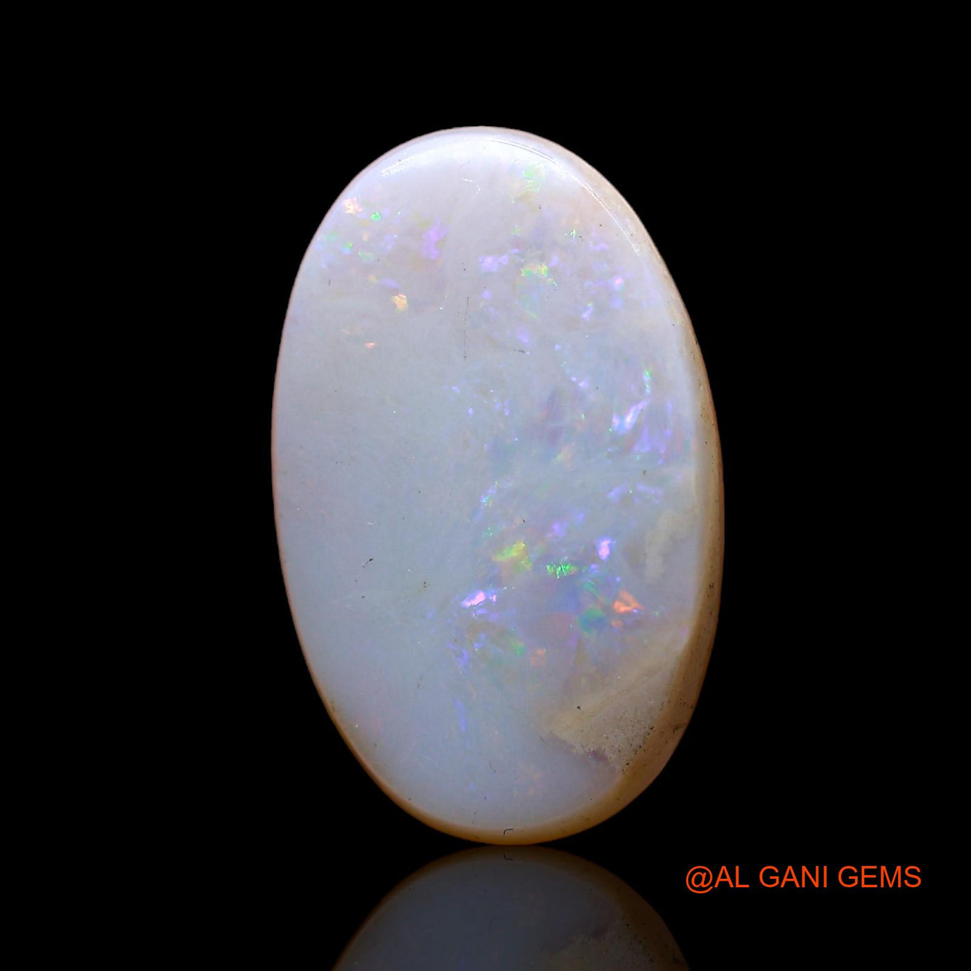Natural Untreated Fire Opal Loose Gemstone Oval Cabochon From Australia 3.00 Cts 15x9x3 mm AC-971