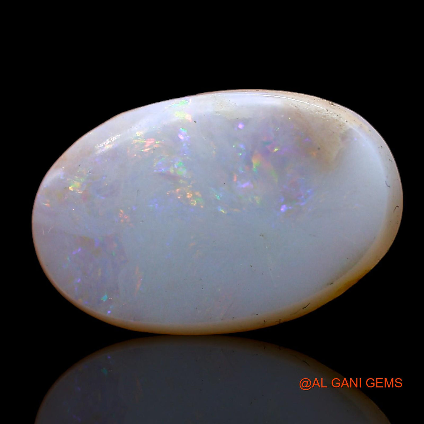 Natural Untreated Fire Opal Loose Gemstone Oval Cabochon From Australia 3.00 Cts 15x9x3 mm AC-971