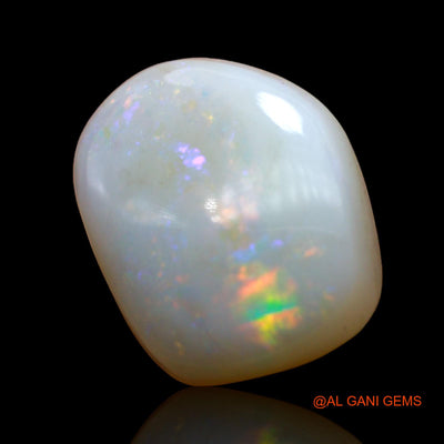 Natural Fire Opal Gemstone 4.00 Cts Loose Fancy Cabochon From Australia 13x11x4 mm AC-972