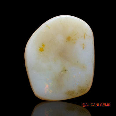 Natural Fire Opal Gemstone 4.00 Cts Loose Fancy Cabochon From Australia 13x11x4 mm AC-972