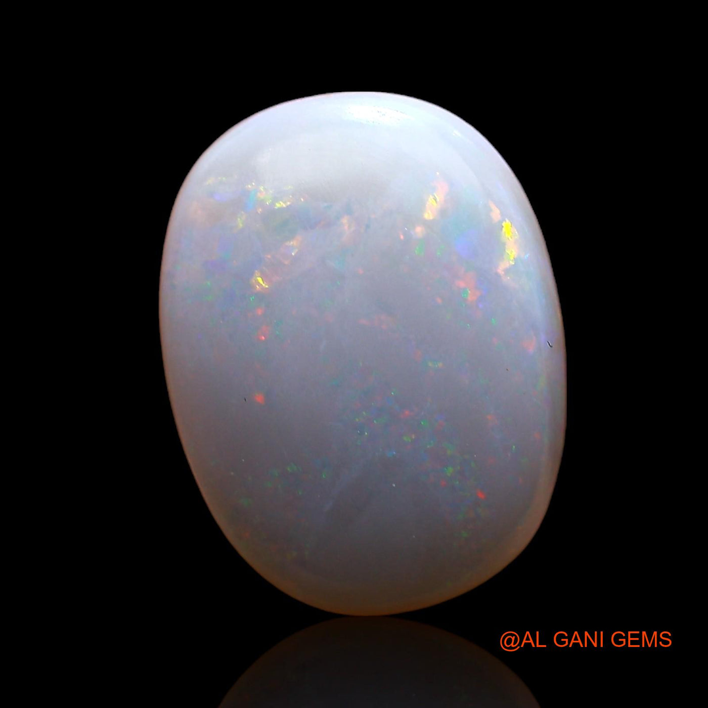4.00 Cts Natural Australian Fire Opal Loose Gemstone Oval Cabochon 13x10x4 mm AC-973