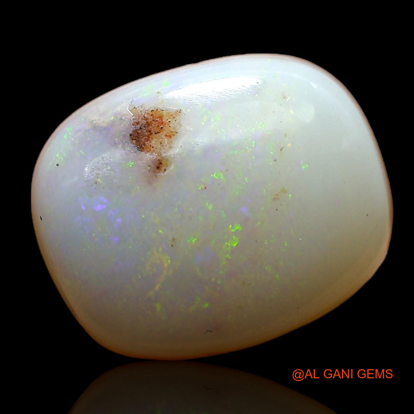 5.00 Cts Natural Australian Fire Opal Oval Cabochon Loose Gemstone For Jewelry 12x10x6 mm AC-975