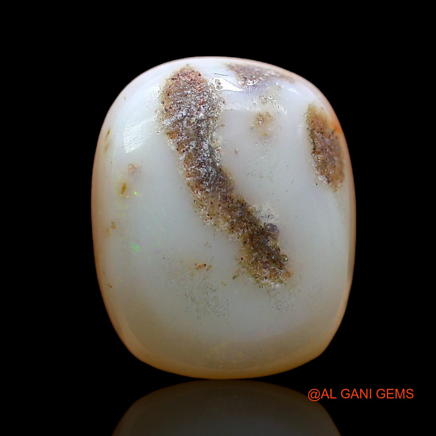 5.00 Cts Natural Australian Fire Opal Oval Cabochon Loose Gemstone For Jewelry 12x10x6 mm AC-975