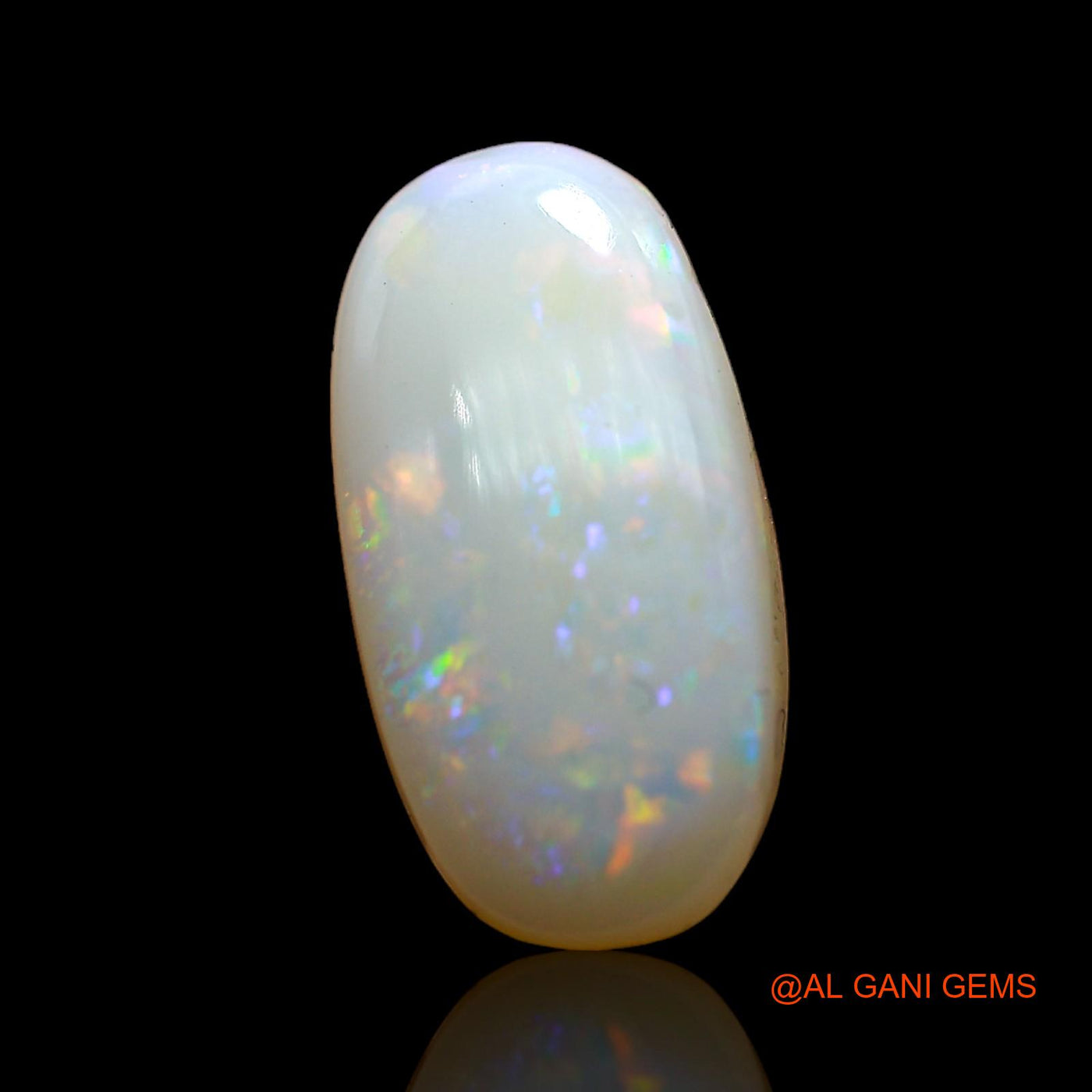 3.00 Cts Natural Australian Fire Opal Loose Gemstone Oval Cabochon 14x7x4 mm AC-978