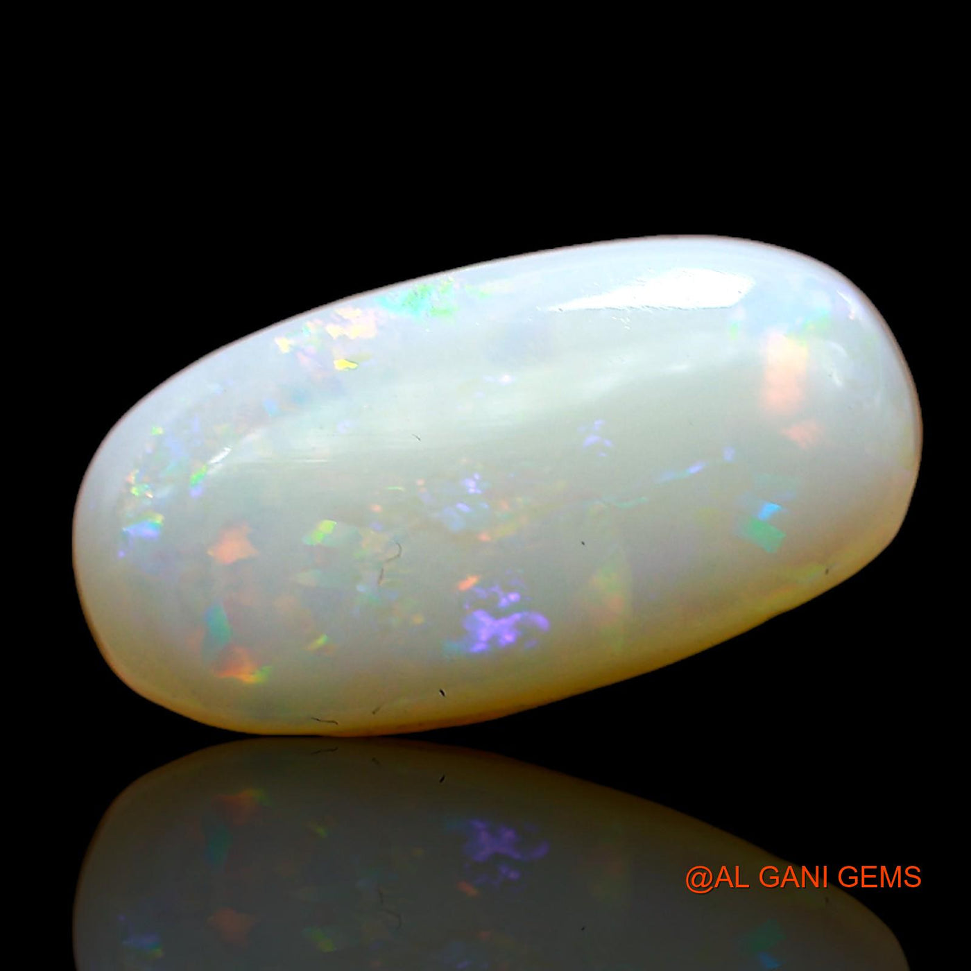 3.00 Cts Natural Australian Fire Opal Loose Gemstone Oval Cabochon 14x7x4 mm AC-978