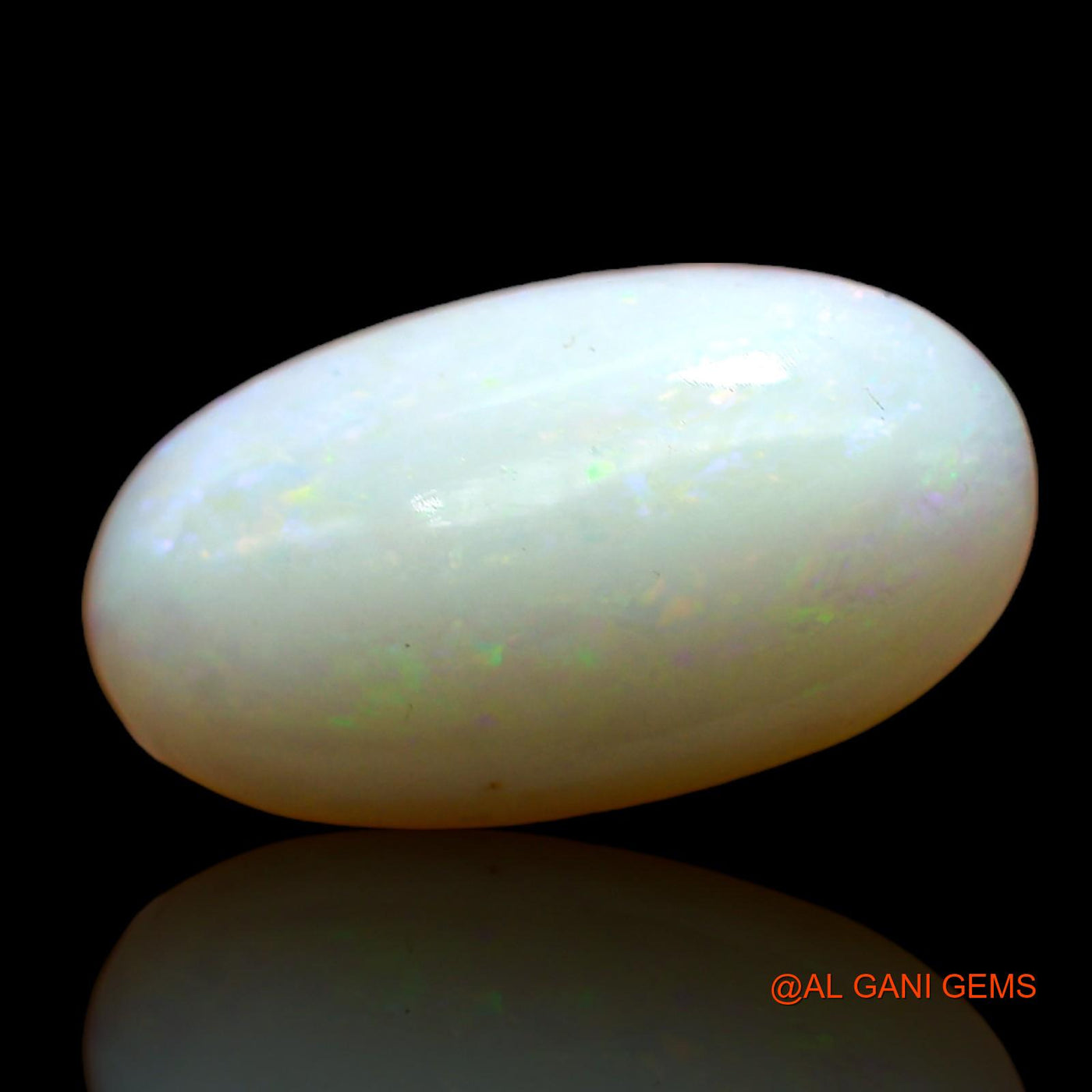 Natural Untreated Fire Opal Loose Gemstone Oval Cabochon From Australia 3.00 Cts 15x8x4 mm AC-979