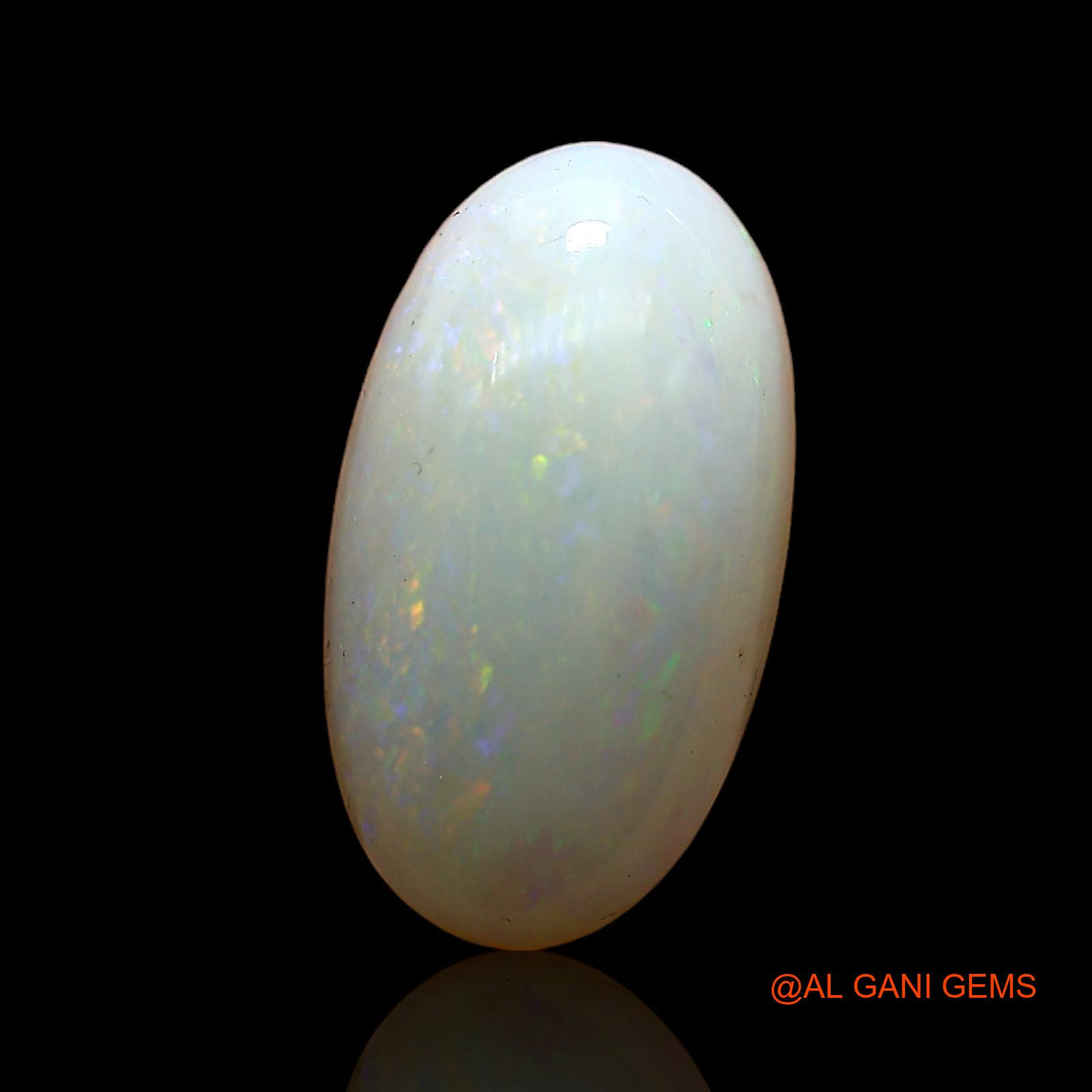 Natural Untreated Fire Opal Loose Gemstone Oval Cabochon From Australia 3.00 Cts 15x8x4 mm AC-979