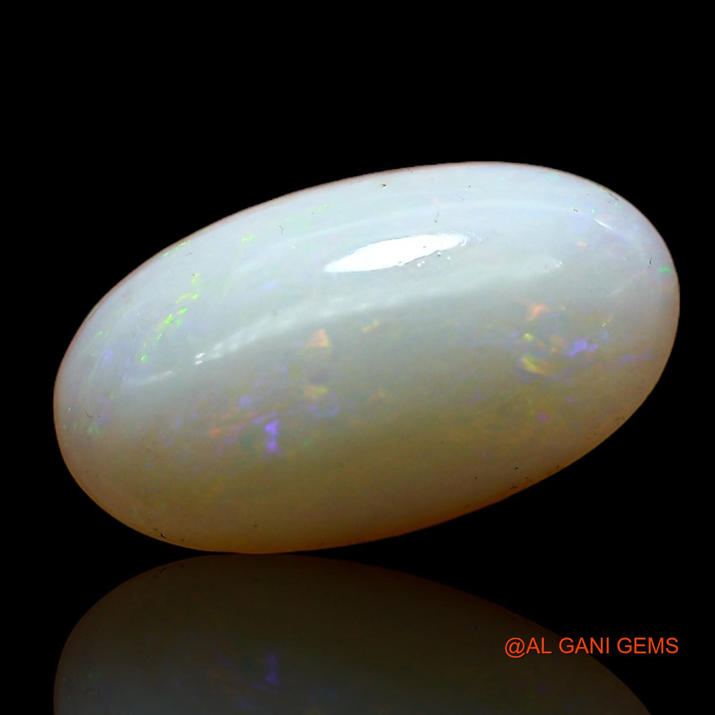 Natural Untreated Fire Opal Loose Gemstone Oval Cabochon From Australia 3.00 Cts 15x8x4 mm AC-979