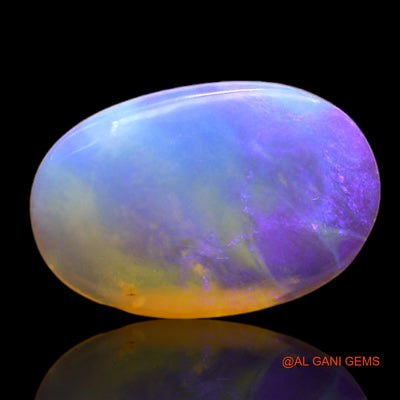 Natural Untreated Fire Opal Loose Gemstone Oval Cabochon From Australia 4.00 Cts 17x12x3 mm AC-97