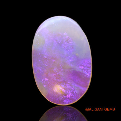 Natural Untreated Fire Opal Loose Gemstone Oval Cabochon From Australia 4.00 Cts 17x12x3 mm AC-97