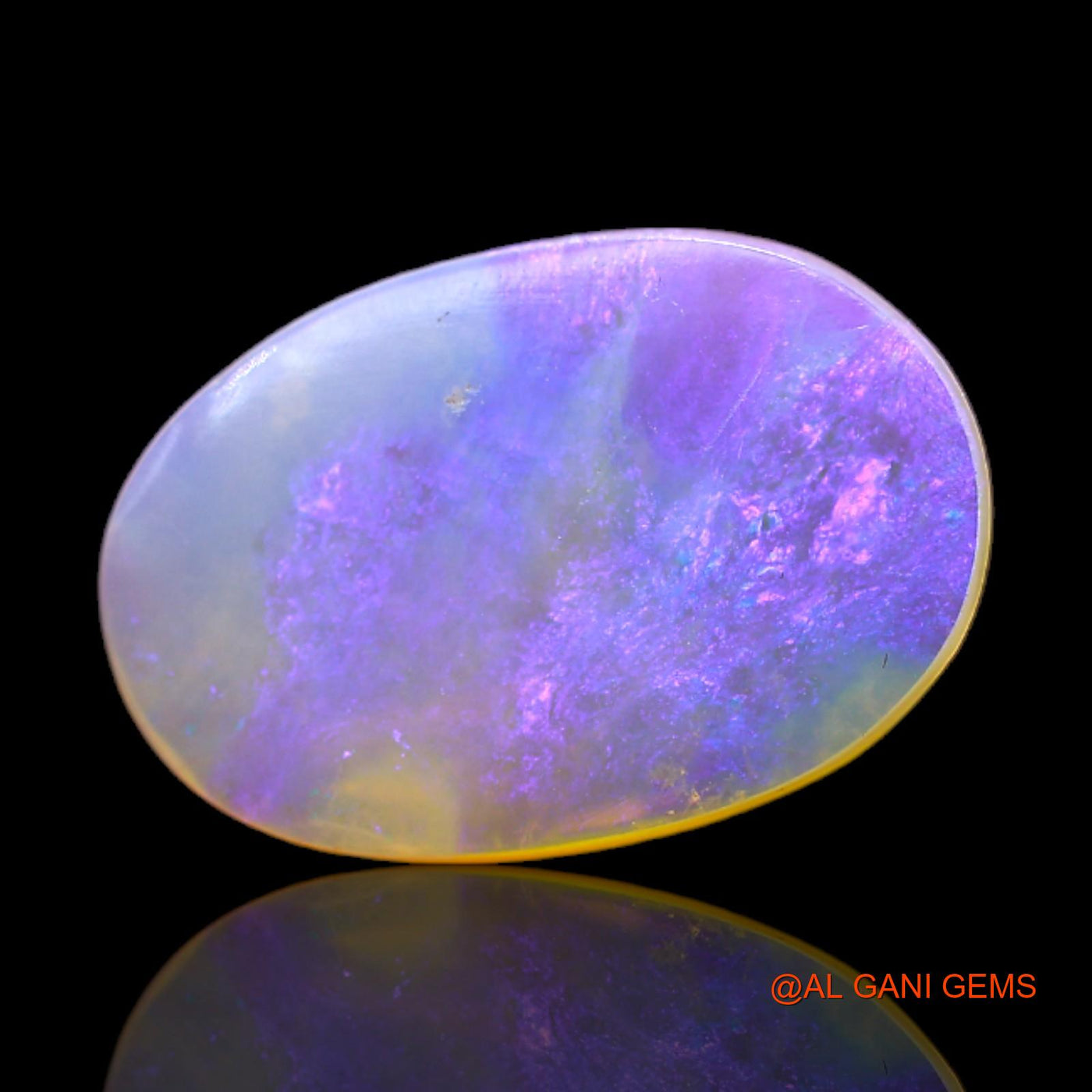 Natural Untreated Fire Opal Loose Gemstone Oval Cabochon From Australia 4.00 Cts 17x12x3 mm AC-97