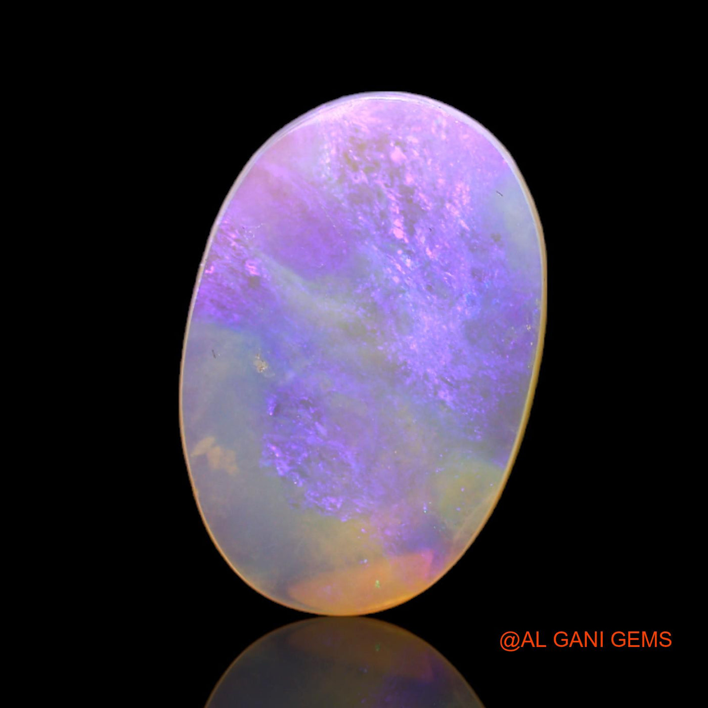 Natural Untreated Fire Opal Loose Gemstone Oval Cabochon From Australia 4.00 Cts 17x12x3 mm AC-97