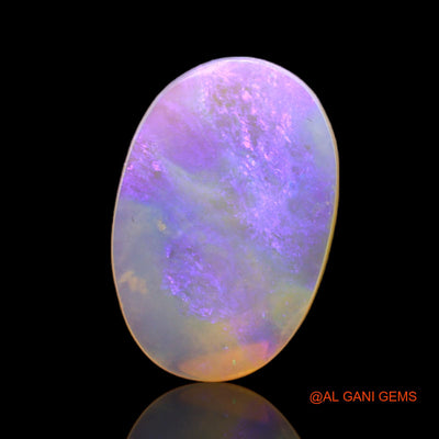 Natural Untreated Fire Opal Loose Gemstone Oval Cabochon From Australia 4.00 Cts 17x12x3 mm AC-97