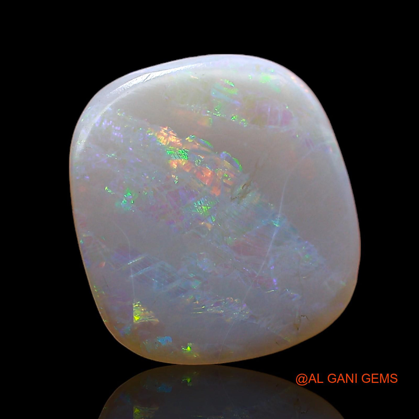 4.00 Cts Natural Australian Fire Opal Oval Cabochon Loose Gemstone For Jewelry 12x11x5 mm AC-980