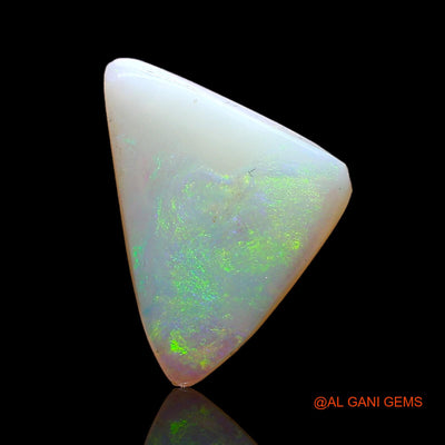 2.00 Cts Natural Australian Fire Opal Trillion Cabochon Loose Gemstone For Jewelry 14x9x2 mm AC-981