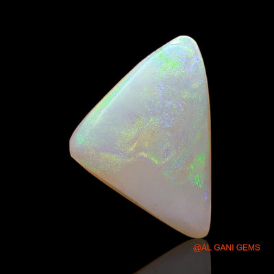 2.00 Cts Natural Australian Fire Opal Trillion Cabochon Loose Gemstone For Jewelry 14x9x2 mm AC-981