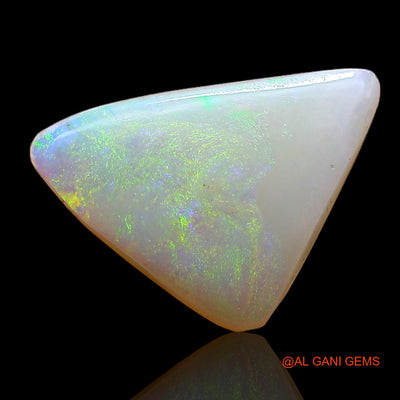 2.00 Cts Natural Australian Fire Opal Trillion Cabochon Loose Gemstone For Jewelry 14x9x2 mm AC-981