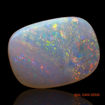 2.00 Cts Unheated Australian Fire Opal Loose Gemstone Oval Cabochon Natural 12x9x2 mm AC-982