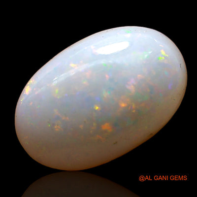 Natural Fire Opal Gemstone 2.00 Cts Loose Oval Cabochon From Australia 13x8x3 mm AC-983