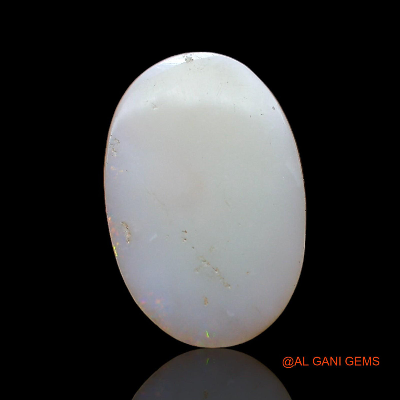 Natural Fire Opal Gemstone 2.00 Cts Loose Oval Cabochon From Australia 13x8x3 mm AC-983