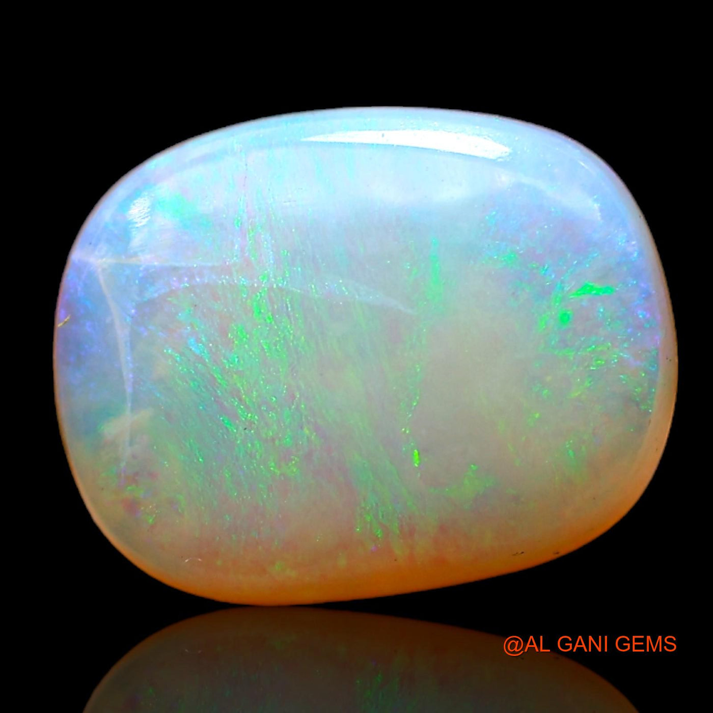 3.00 Cts Natural Australian Fire Opal Fancy Cabochon Loose Gemstone For Jewelry 12x9x3 mm AC-984