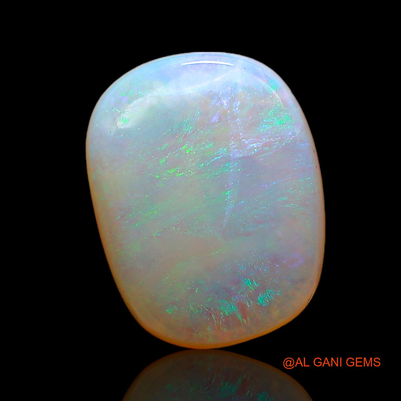 3.00 Cts Natural Australian Fire Opal Fancy Cabochon Loose Gemstone For Jewelry 12x9x3 mm AC-984