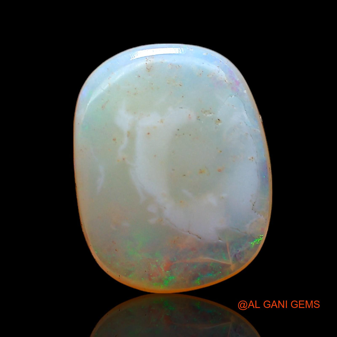 3.00 Cts Natural Australian Fire Opal Fancy Cabochon Loose Gemstone For Jewelry 12x9x3 mm AC-984