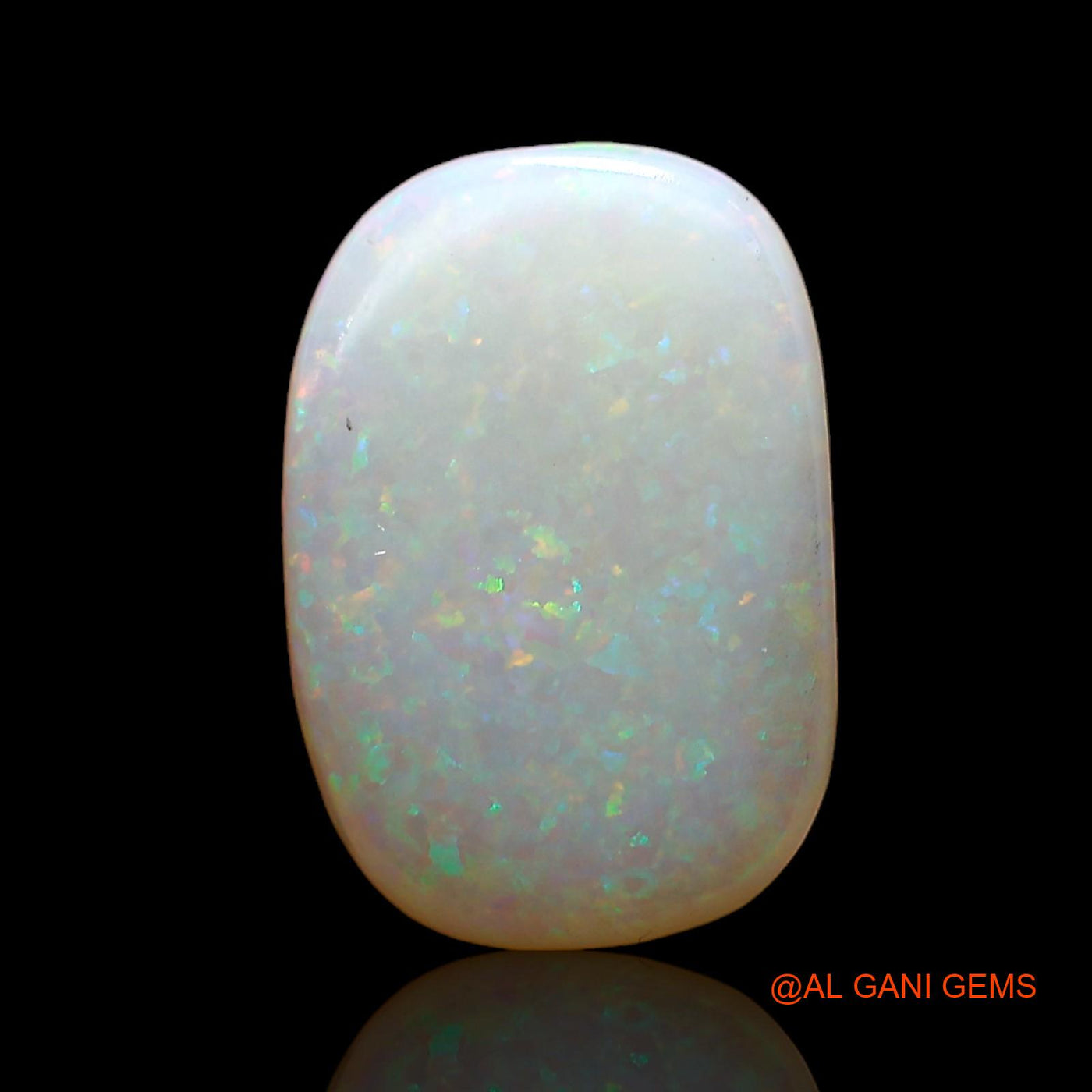Natural Untreated Fire Opal Loose Gemstone Oval Cabochon From Australia 2.00 Cts 13x9x3 mm AC-985
