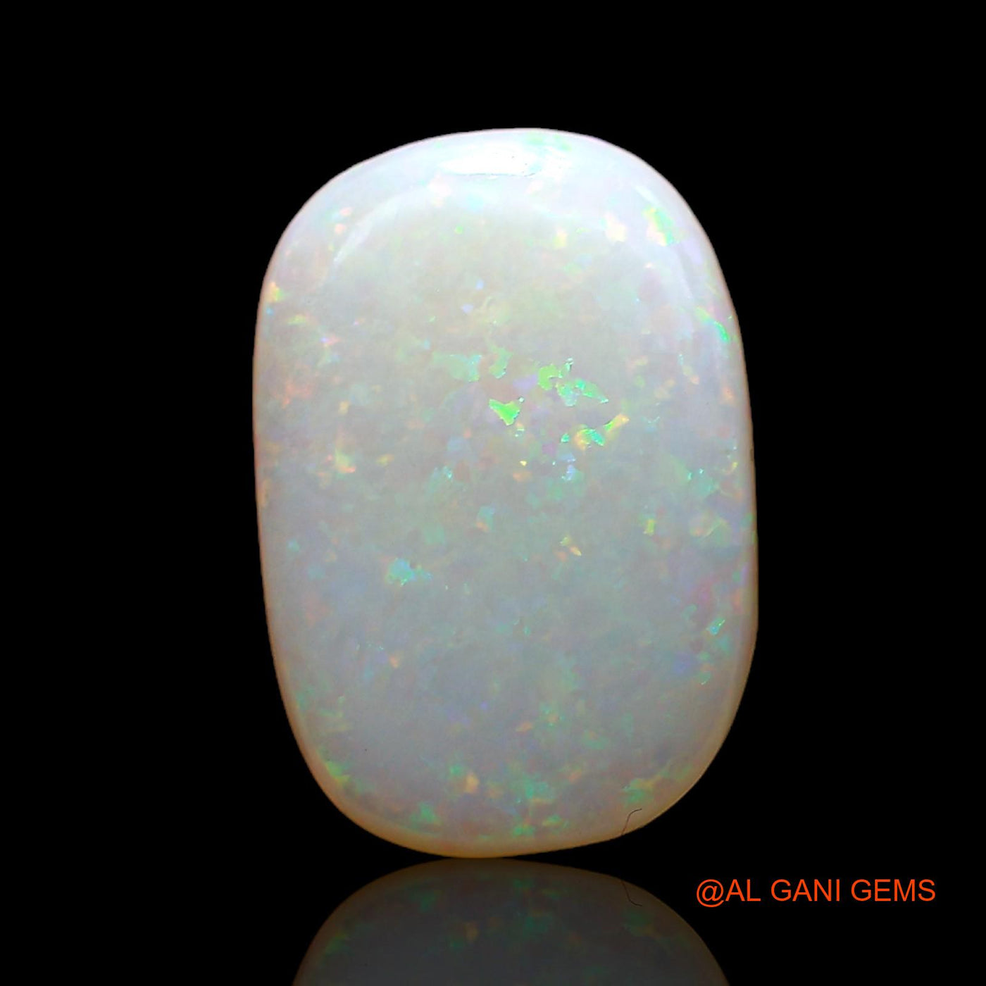 Natural Untreated Fire Opal Loose Gemstone Oval Cabochon From Australia 2.00 Cts 13x9x3 mm AC-985