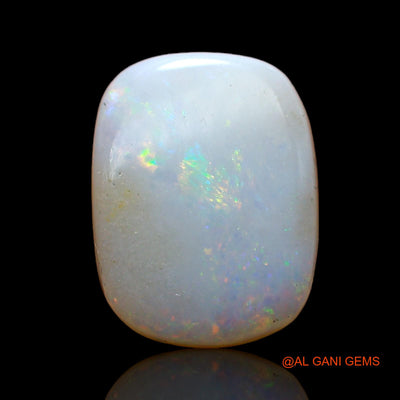 Natural Fire Opal Gemstone 2.00 Cts Loose Oval Cabochon From Australia 13x10x3 mm AC-986